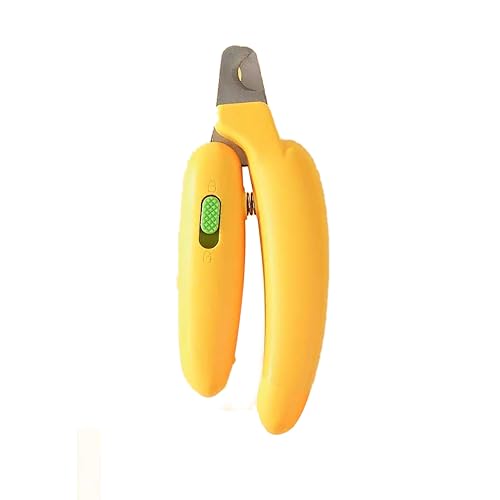 Cature Care by Nature Pet Cat Nail Scissor, Cat Claw Clipper Dog Nail Clipper for Safety Pet Nail Trimmer Accessory, Dog and Cat Paws Grooming Grinding Tool(Color-Yellow)