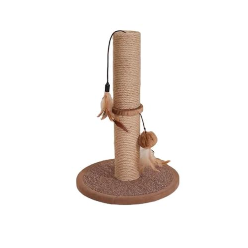 Emily Pets Cat Scatching Post - Interactive Pet Scratching Itchy Toy, Natural Sisal Material, Scratch-Resistant Anti-Dumping Prevent-Allergy Impact-Resistance
