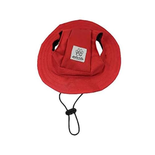 Emily Pets Red Hat Cap Protect Dog Pets Eye Strong Sun Lights, 1 Count