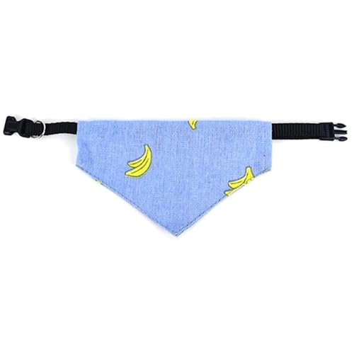 Cature Care by Nature Adjustable Cute Large Dog Collars Puppy Pet Slobber Towel Outdoor Cats Collar Dog Collar Neckerchief/Banana/Large