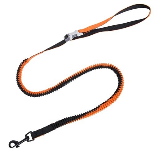 cature Care by Nature Hands Free Dog Running Leash, Dog Walking Rope Lead Belt, Adjustable Waist Belt Lead Elastic Bungee and Rope, Elasticated Nylon Pet Dog Hiking Traction Lead (Orange)