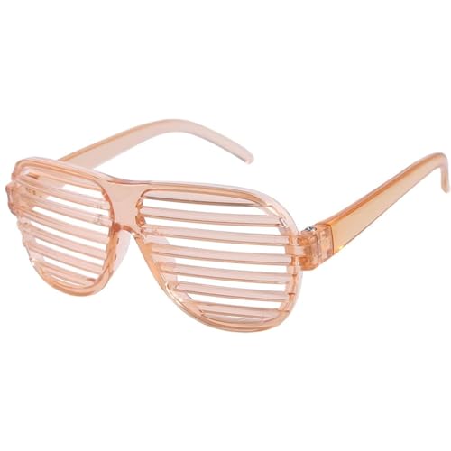 Emily Pets Cat Glasses Dog Glasses Pet Glasses Puppy Glasses for Halloween Costume Photos Props Cosplay Window Shutters No Lens (Light Pink)