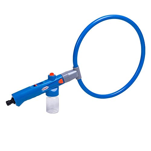 Emily Pets360 Degree Plastic woof pet Washer Bath Shower for Dog (Blue)