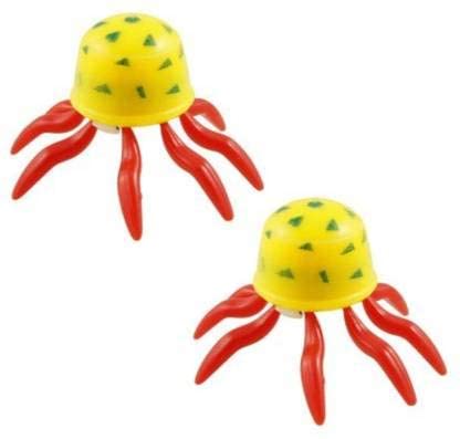SRIPET Pets Artificial Oxygen Pump Floating Swimming Simulation Ornamental Decorate Jellyfish to Aquarium Fish (Multicolor) (Set of 2)