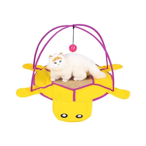 Emily Pets Play Tent Activity Mat Crates Houses & Pens Dog Houses Bed Cat Exercise House with Ball Bell Catnip Toys Cat Tent Cats Bed Camping House Outdoor
