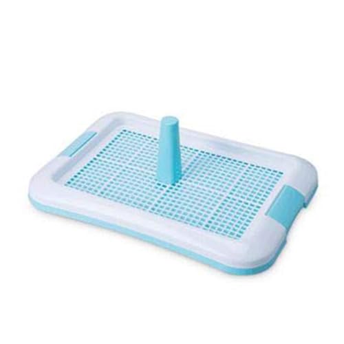 Emily Pets Dog Toilet Potty Pet Toilet for Dogs Cat Puppy Litter Tray Training Toilet Easy to Clean Pet Product for Indoor Outdoor (Blue)