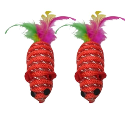 cature Care by Nature Feather Cat Toy,Cat Feather Toys Kitten Toys Cat Balls,Soft Feather Furry Funny Toy For Chasing Exercise Playing Training,Cat Toys For Indoor Cats(Pack2)