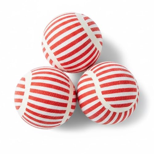 emily pets Squeaky Tennis Balls for Dogs - Fun & Engaging Dog Toy, Perfect for Playtime and Fetch, 3 Pack (Colors May Vary)