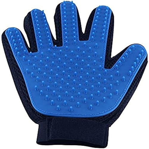 cature Care by Nature Cature Pet Grooming Deshedding Brush Gloves Bathing Tool For Cats & Dogs Color May Vary