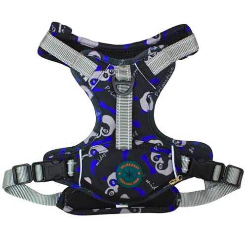 Cature Care by Nature No Pull Dog Harness, No Choke Reflective Dog Vest, Adjustable Pet Harnesses with Easy Control Padded Handle for Small Medium Large Dogs(Dark Blue, XL)