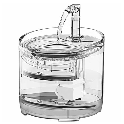 Emily Pets Automatic Pet Water Fountain for Cats & Dogs | Ultra-Quiet USB Water Dispenser | Filtered Circulating Drinking Bowl | BPA-Free | 2 Liter Capacity | Easy-Clean Design