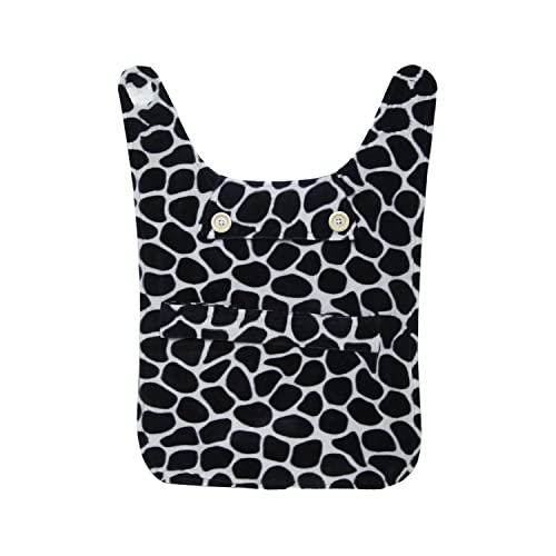 Lulala Pet Jacket Dog Winter Wear Clothes Dress Wear Cold Weather Coat, Puppy Vest for Dogs and Cats Rabbit Small Medium and Large Dog(Color Black-White,XS)