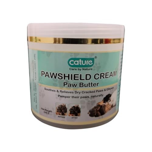 cature Care by Nature Pawshield Cream for Dogs 100g| Paw Butter Soothes & Relieves Dry Cracked Paws & Elbows Pawshield Their Paws, Naturally