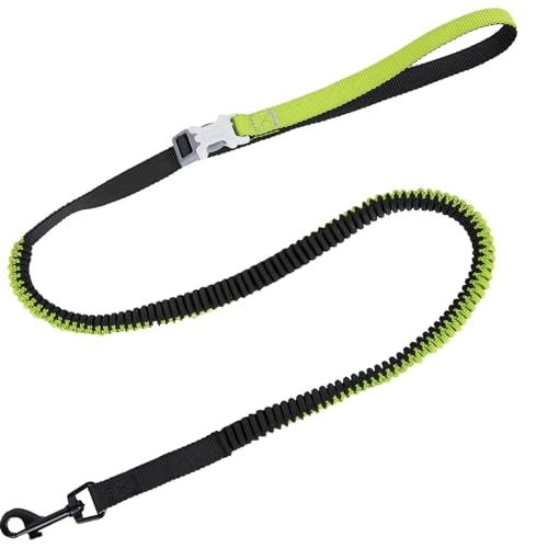 cature Care by Nature Hands Free Dog Running Leash,Dog Walking Rope Lead Belt,Adjustable Waist Belt Lead Elastic Bungee And Rope,Elasticated Nylon Pet Dog Hiking Traction Lead(Green)
