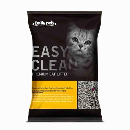 Emily Pets Premium Bentonite Cat Litter (Lemon-5L)