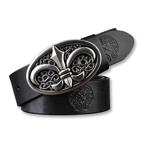 Lulala Buckles for Men-Women Belt Buckle Gents Men Luxury Italian Genuine Cowhide Buckle