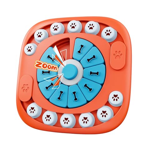 Emily Pets Dog Puzzle Toys for IQ Training & Mental Enrichment, Interactive Dog Toys for Large Medium Small Dogs,Dog Treat Puzzle Dispensing Slow Feeder with Squeaky Design for Training & Fun Feeding