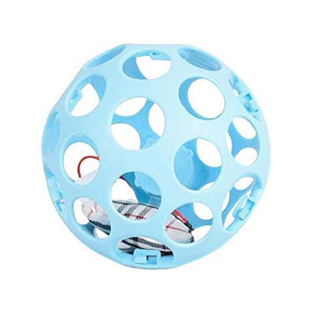 Emily Pets Mouse for Flickering cat Play Toy Plastic Toy cat Scratch Ball Sound Ball and pet cat Hollow Ball (Blue)