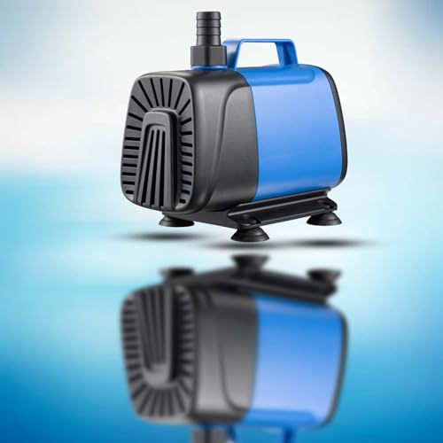 Cature Care by Nature Submersible Water Pump (2000L/H, 40W), Anti-Dry Protection Aquarium Fountain Amphibious Pump with 6.56ft High Lift for Fish Tank, Pond, Aquarium, Statuary, Hydroponics Water Pump