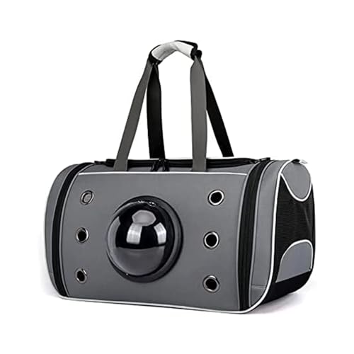 Emily Pets Pet Carrier Bag Out Portable Cat Transport Box Breathable Dog Bag Fashion Pet Car Bag Handbag Tote Bag for Dog and Cat (Color : Grey)