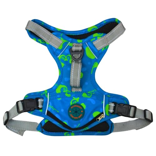 Emily Pets No Pull Dog Harness, No Choke Reflective Dog Vest, Adjustable Pet Harnesses with Easy Control Padded Handle for Small Medium Large Dogs(Sky Blue, XL)