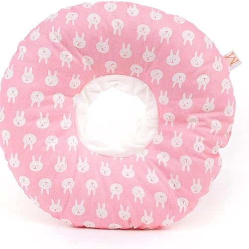 Emily Pets Collar Pet Recovery Elizabethan Cone E-Collars for Dogs Cat Cone Puppy Collars for Small Puppies Kitten Collar Dog Collars for Small Dogs Pet Anti-Scratch Collar Pet Neck (Pink-L)