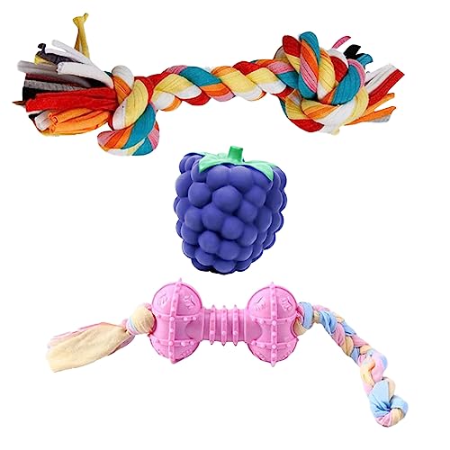 cature Care by Nature Dog Toys,Dog Chew Toy,Rope Toy,Squeaky Toy,Interactive Dog Toy For Small And Medium Dog Toys Pack Of 3 Color May Very(Combo5)