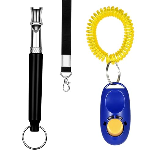 Emily Pets Adjustable Whistle Ultrasonic Dog Whistle with Keychain for Dogs(Pack of 1, Combo)