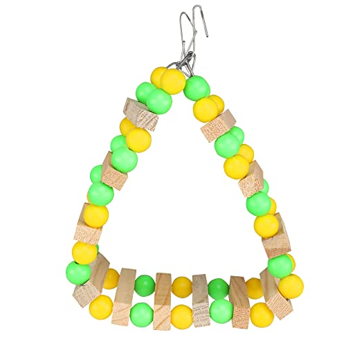 Wild Bird Care Bird Swing Toys, Chew Toys with Hanging Cage Toys for Small Parakeets, Cockatiels, Conures, Finches, Budgie, Macaws, Parrots, Love Birds (Multicolor, L 21 X W 10 x H 21 cm)