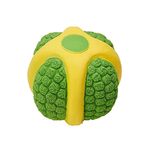 emily pets Latex Material Dog Squeaky Toy, Chew Toy for Puppy & Dogs (Green, Small)