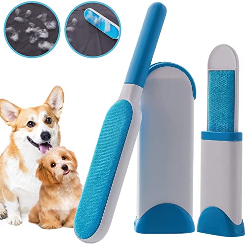 Cature,Pet Hair, Dust, Lint Remover for Clothing & Furniture & Sofa, Home Couch Pet - Double Sided, Self-Cleaning & Reusable Mitt Remover, Dog, Cat Hair Remove.