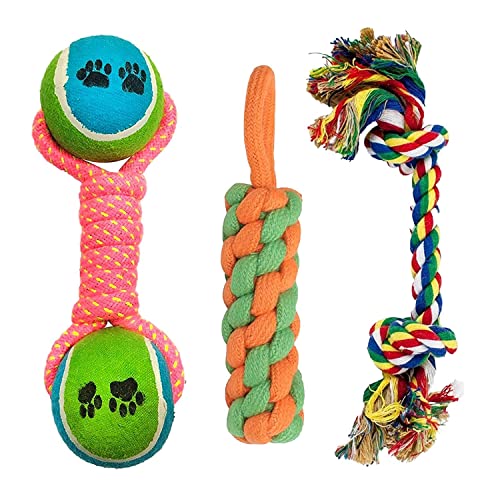 SRIPET Set 3 Dog Toys Dogs Toys for Adult Dog Toys for Dogs Puppy Puppies Pet Interactive Chew Toys