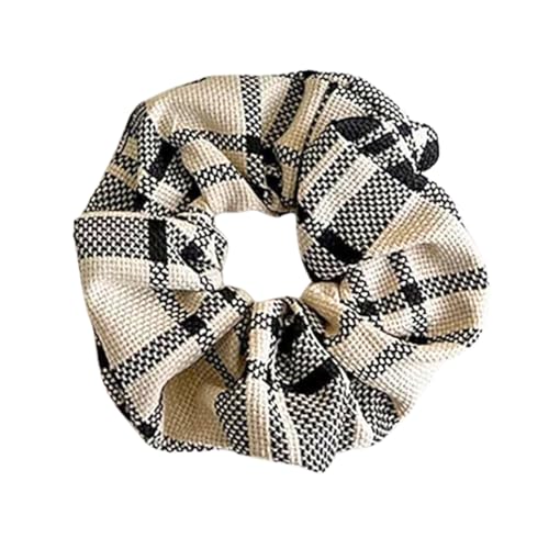 F DREAM Stylish Fashion Rubber Band,Elastic Hair Rope Ponytail Solid Color Intestine Hair Ring Girls Hair Band(White)