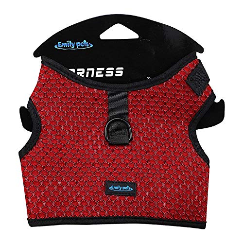 Emily Pets Dog Harness - All Weather Mesh, Step in Adjustable Harness for Small and Medium Dogs