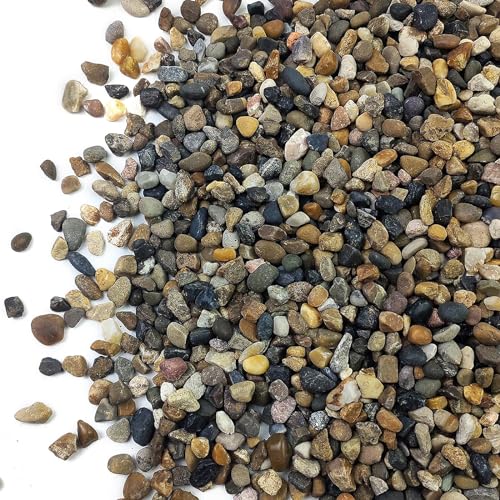 cature Care by Nature Aquarium Rocks,River Rocks For Plants Decorative Polished Mixed Pebbles For Fish Tank,Landscaping,Gardening,Flower Pots,Vase Fillers,Outdoor Decorative Stones(0.4-0.8 Cm,1.59Kg)